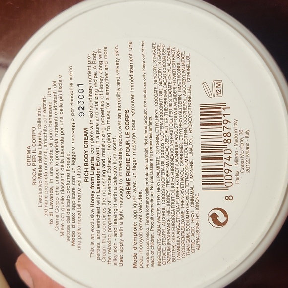 Perlier Meile de la Ligurla Bath and body butter bundle (lavender honey) - Picture 8 of 8